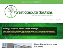 Tablet Screenshot of forestpconline.com